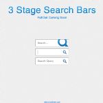 3 Stage Search Bars