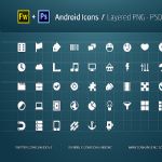 Android Icons - PNG, PSD, SHAPE